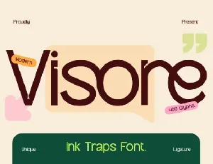 Visore font