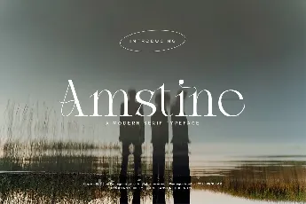 Amstine DEMO font