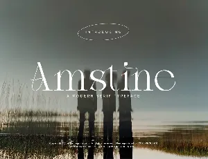 Amstine DEMO font