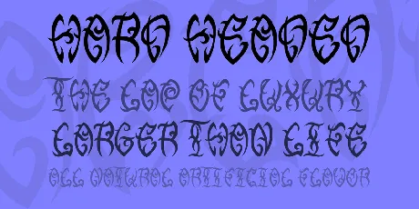 VTC Tribal Three Free font