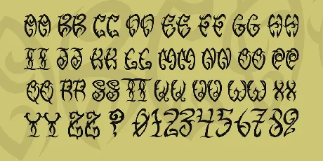 VTC Tribal Three Free font