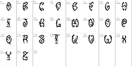 VTC Tribal Three Free font