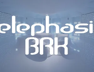Telephasic BRK font
