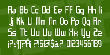 SF Chrome Fenders font