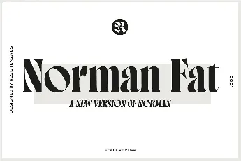 Norman Fat Family font