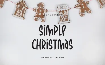 Simple Christmas font