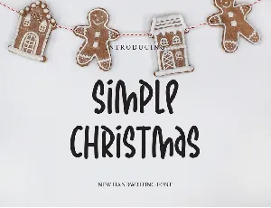 Simple Christmas font