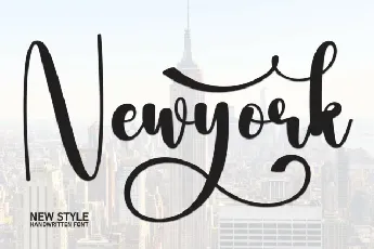 Newyork Script font