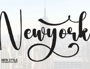 Newyork Script font