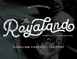 Royaland Script Free Download font