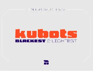 Kubots font