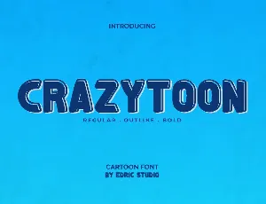 Crazytoon Demo font