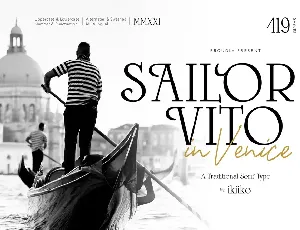 Sailor Vito font