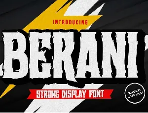 Berani font