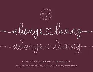 Always Loving font