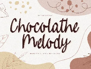 Chocolathe Melody font