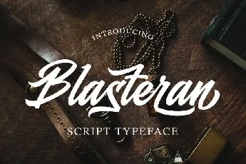 Blasteran Script font