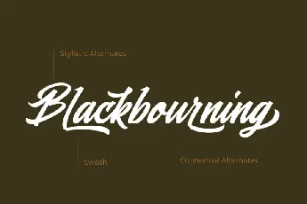 Blasteran Script font