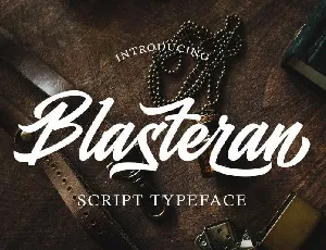 Blasteran Script font