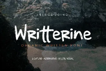 Writterine Demo font