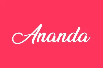 Ananda font