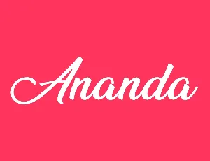 Ananda font