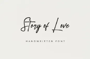 Story of Love font