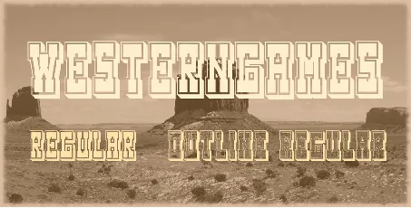 Westerngames font