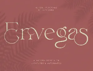 Envegas font