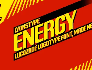 LT Energy font