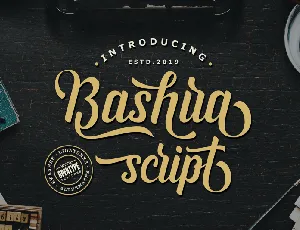 Bashira Script font