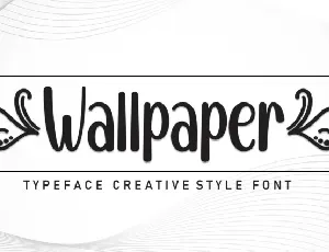 Wallpaper Display font