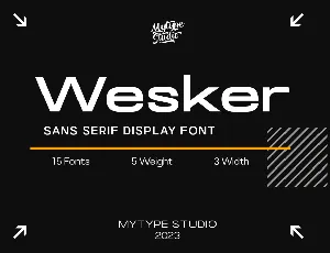 Wesker font