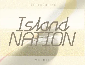 Island Nation font