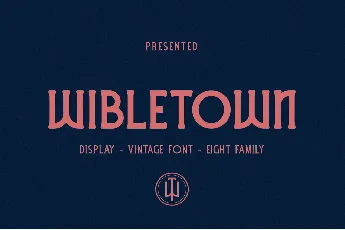 WIBLETOWN font