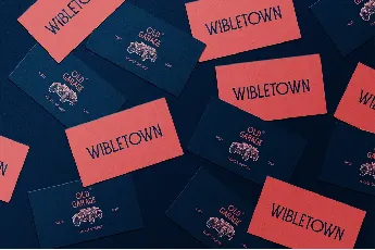 WIBLETOWN font