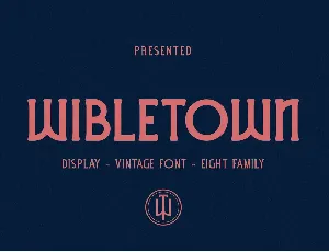 WIBLETOWN font