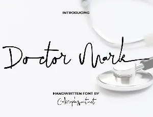 Doctor Mark Demo font