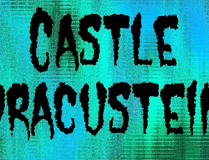 Castle Dracustein font