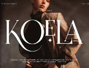 Koela | Modern Serif font