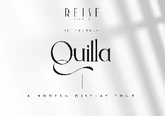 Quilla font