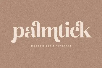 Palmtick font