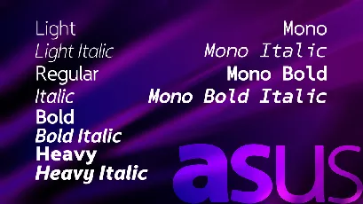 LT Asus font