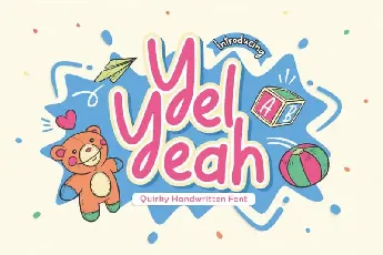 Yel Yeah Display font