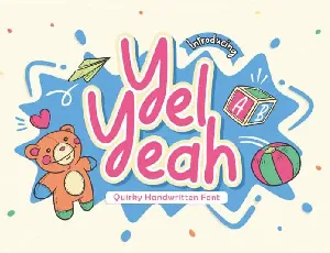 Yel Yeah Display font