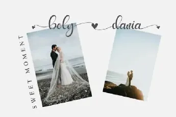 Haney Love Calligraphy font