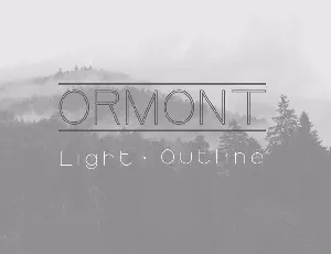 Ormont Sans font