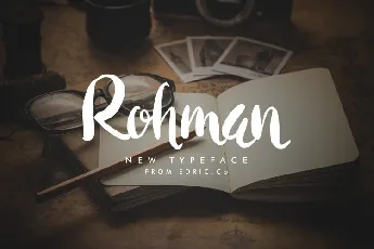 Rohman Brush font