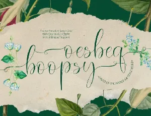 NCL Oesbeq Boopsy font