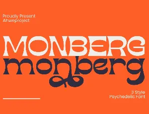 Monberg font